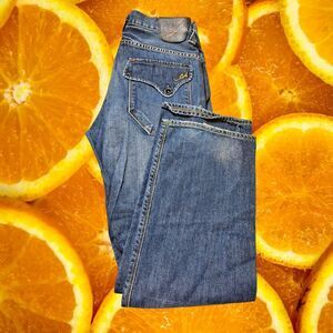 Ed Hardy Designer Men's Classic Straight Leg Denim Jeans Casual Streetwear 33x34